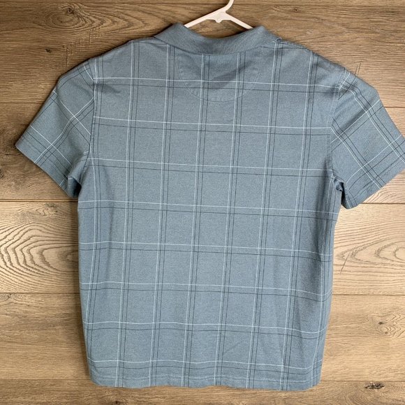 Van Heusen Polo Mens Size L Plaid Short Sleeve Shirts 1 Red & 1 Grey Lot Of 2 - Picture 6 of 15